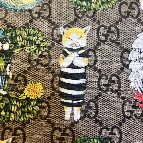 Rare Yuko Higuchi x Gucci GG Supreme Tote Bag - Picture 3 of 11